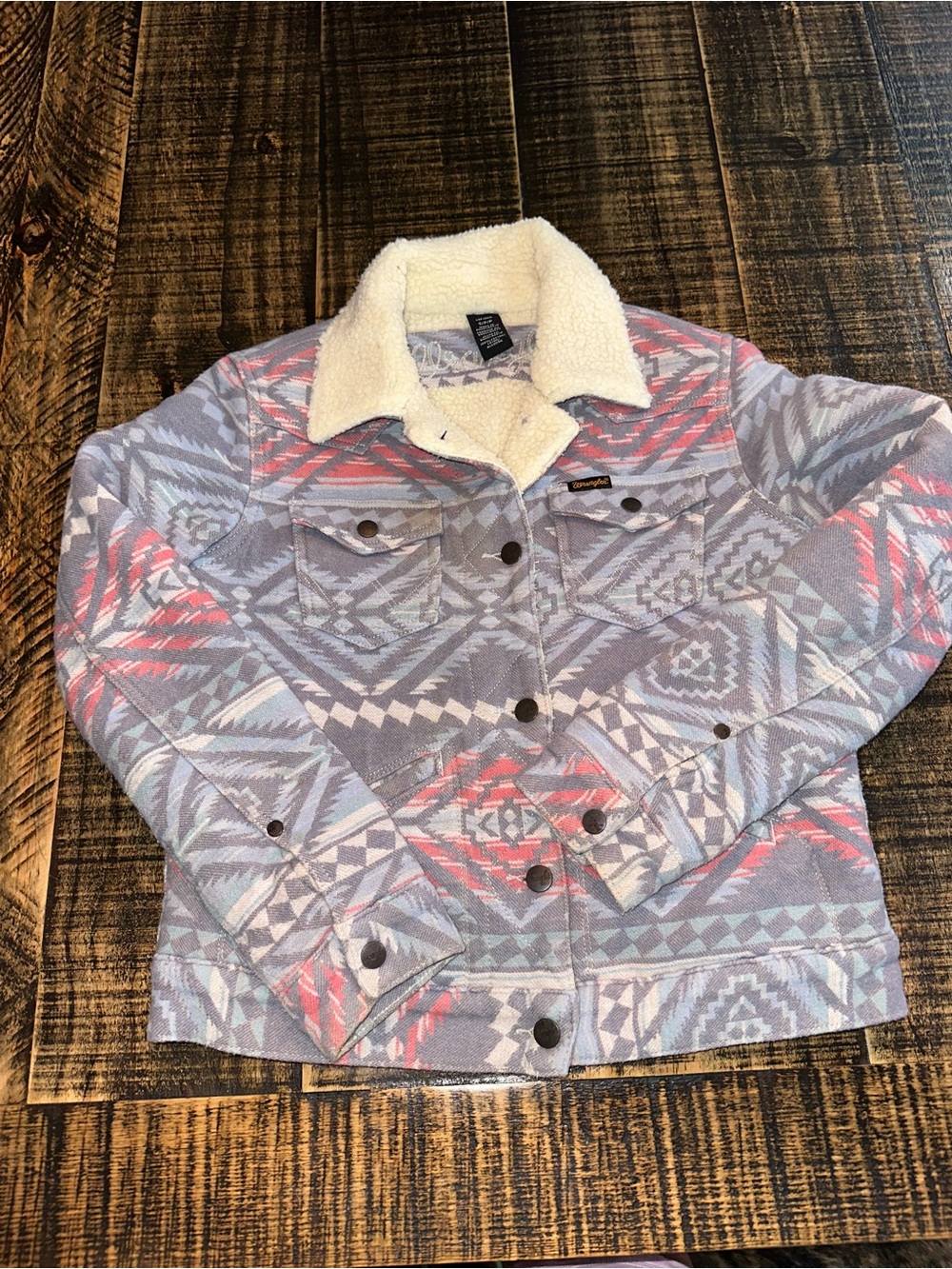 Wrangler Woman’s size Small Western print Jacket